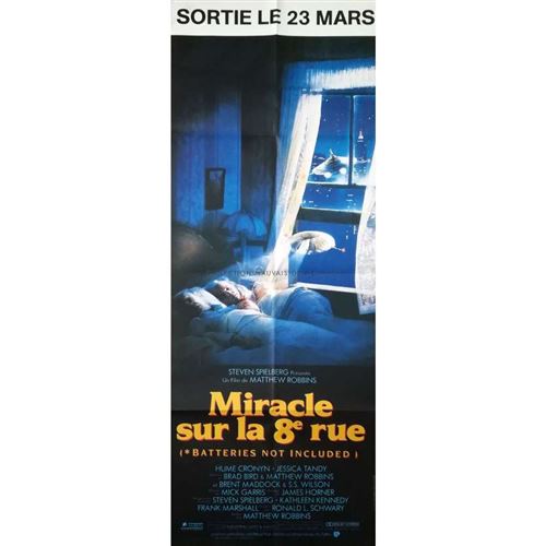 Miracle sur la 8e Rue - 1987 - Jessica Tandy - 80x160cm - Affiche de cinéma originale pliée