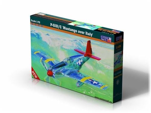 P-51 B-7 Mustangs Over Italy - 1:72e - Mistercraft