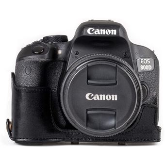 Zakao Étui de Protection en Cuir PU pour Appareil Photo Canon EOS R avec bandoulière et Mini Sac 