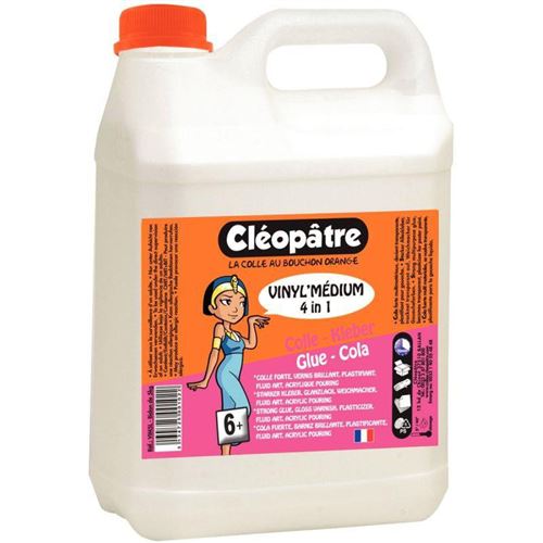Cl&eacute;op&acirc;tre Bidon Colle Vinyl'm&eacute;dium En 5 Kgs