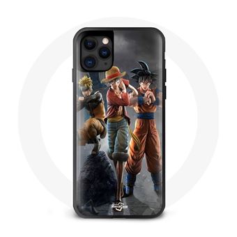 Etui voor Iphone 11 Sangoku naruto Luffy één stuk Dragon Ball z 3D