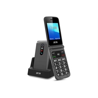 Téléphone portable pour personnes âgées, téléphone portable haut de gamme  avec bouton SOS, téléphone portable avec grand bouton pour personnes âgées
