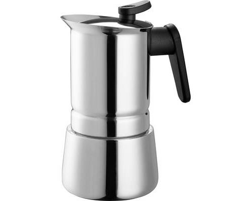 Steelmoka Cafetière italienne acier inoxydable Nombre de tasse=6