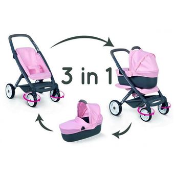 Poussette Smoby 3 en 1 Bébé Confort