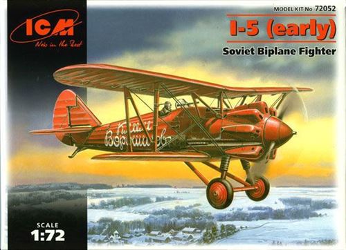 I-5 Soviet Biplane Fighter - 1:72e - Icm