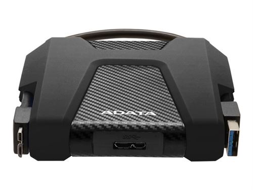 ADATA HD680 - Vaste schijf - gecodeerd - 2 TB - extern (draagbaar) - USB 3.1 - 256-bits AES - zwart