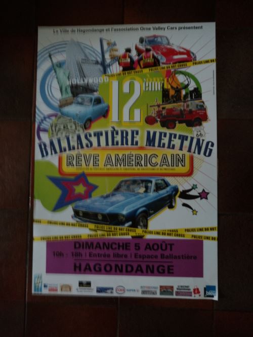 Ballastière Meeting - Rêve Américain - AFFICHE