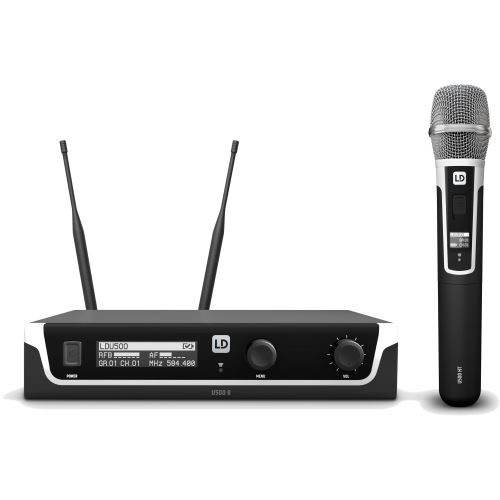 LD Systems U505 HHC micro main sans fil (584-608 MHz)