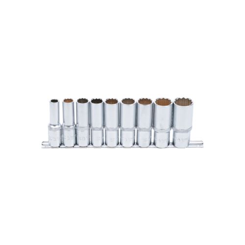 Jeu de douilles douze pans longues Bgs Technic 12,5 mm - 9 pcs - 5253