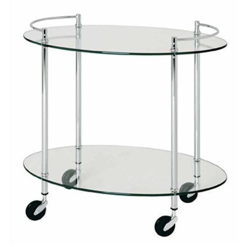 Desserte de Cuisine Design Cays 68cm Transparent