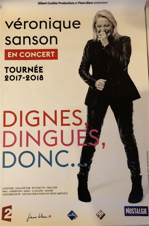 Véronique SANSON - Dignes, Dingues, Donc… - AFFICHE
