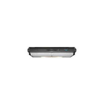 Whirlpool AKR 441 NB - Hotte - groupe filtrant - largeur : 59.9 cm - profondeur : 50.5 cm - evacuation & recyclage - noir