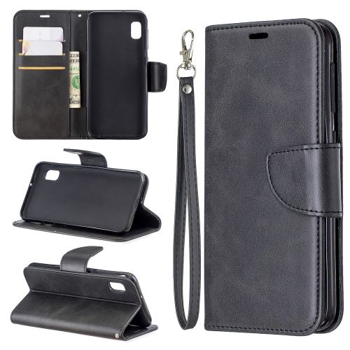 Etui en PU avec support couleur noir pour votre Samsung Galaxy A10e