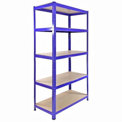Non Communiqué Bleu Rayonnage T-Rax En Acier Robuste À 5 Niveaux Pour Garage