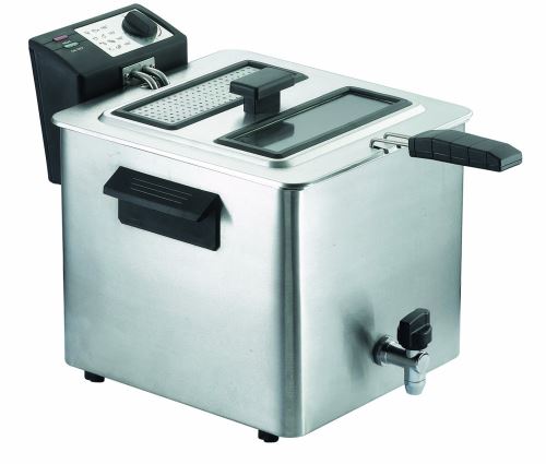 RGV Fry type Friteuse avec robinet, 8 litres