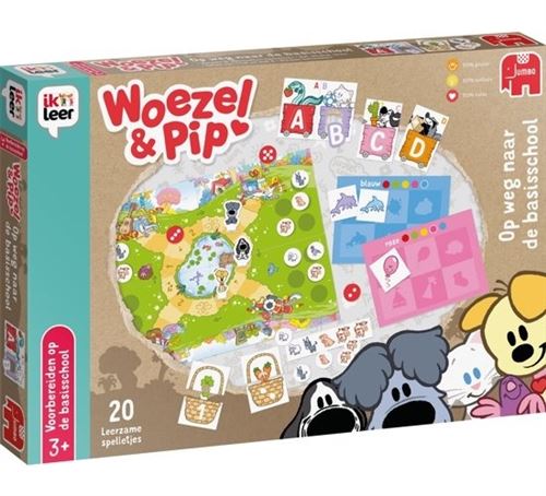 Jumbo jeu pour enfantsWoezel & Pip sur le chemin de l'école primaire