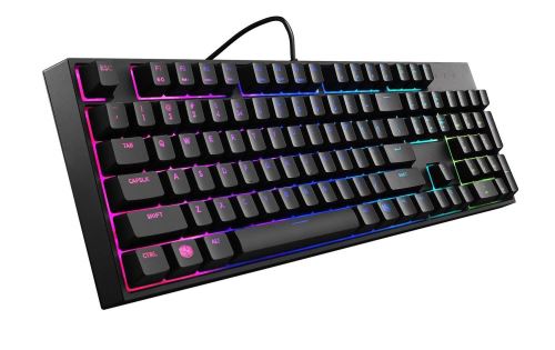Cooler Master Gaming Masterkeys Lite L Italien Usb Qwerty Noir - Claviers (avec Fil, Usb, Clavier Mécanique, Qwerty, Led Rgb, Noir)