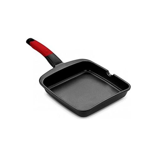 Poêle à Griller Lisse BRA Premiere (28 x 28 cm) Rouge