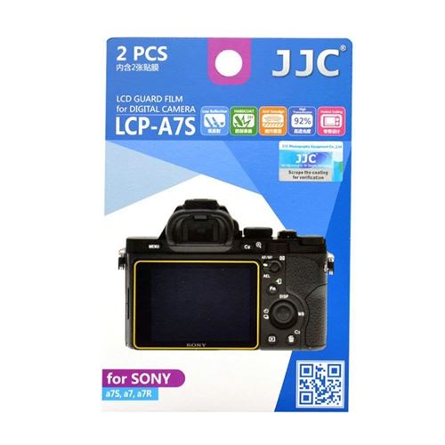 Jjc Lcp-a7s Film De Protection Écran Pour Sony A7 / A7s / A7r