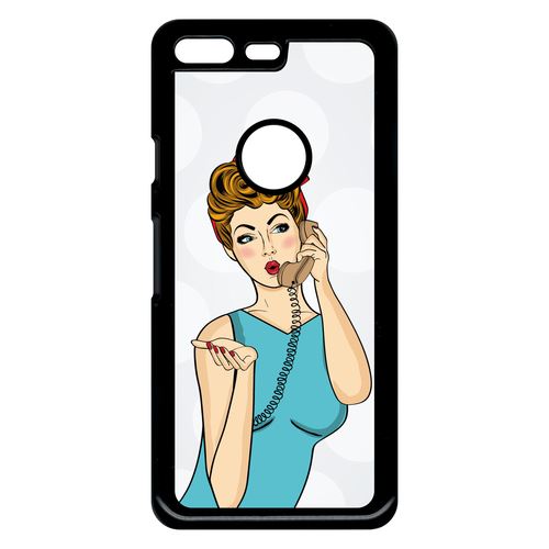 Coque Google Pixel Pin Up Fond Blanc