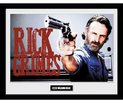 GB Eye poster dans le cadre The Walking Dead Rick Grimes 30 x 40 cm