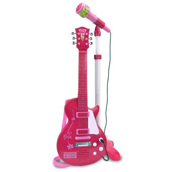 5 Sur Bontempi Guitare Rock Electronique Avec Microphone 112 Cm Rose Guitare Classique Top Prix Fnac