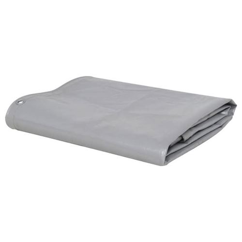 vidaXL - Bâche de protection - 3 x 5 m - Gris - Image 2