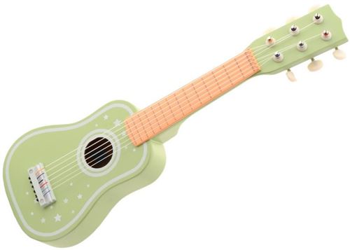 Jouéco guitare junior bois vert/blanc