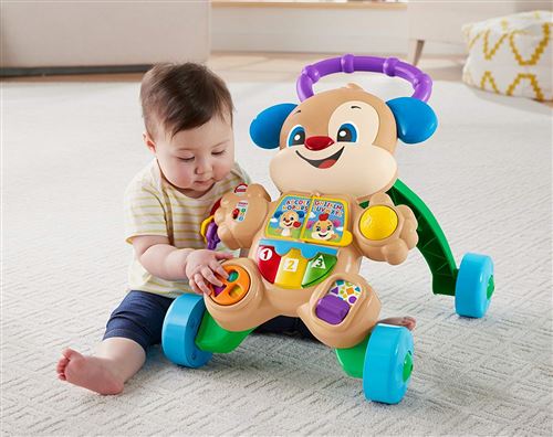 trotteur chien fisher price