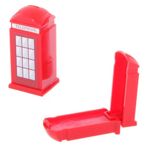 Brillant à lèvres cabine téléphonique