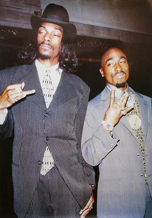 Poster Snoop Dogg and Tupac 91,5 cm x 61 cm