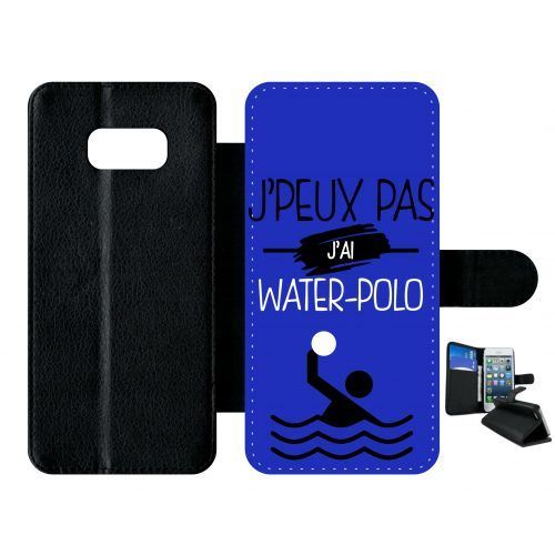 Etui à rabat samsung galaxy s8+ plus j peux pas j ai water polo 12