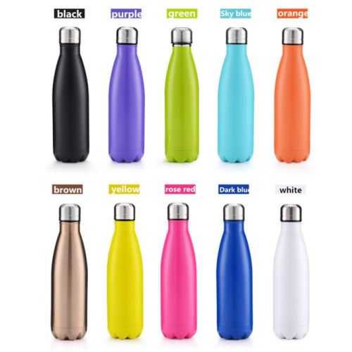Simple vide moderne Bouteille isotherme, double en acier inoxydable Thermos, Cola style