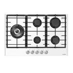 Scholtès SOTG1730W - Table de cuisson au gaz - 5 plaques de cuisson - Niche - largeur : 56 cm - profondeur : 48 cm - blanc