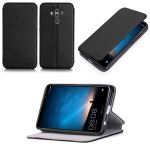 Etui luxe Huawei Mate 10 PRO noir 4G Ultra Slim Cuir Style avec stand - Housse coque de protection smartphone Huawei Mate 10 PRO - Accessoires pochette XEPTIO : Exceptional case !