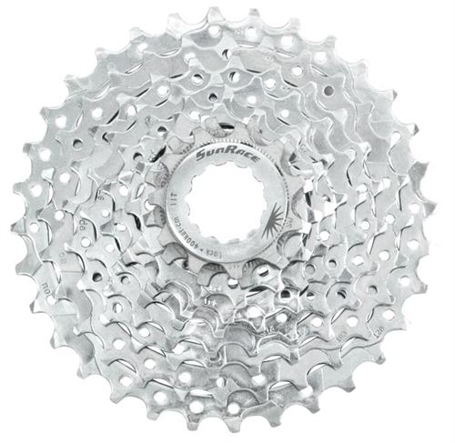 Cassette SunRace M96 Super Fluid Drive 9 vitesses 11-32 dents Argent