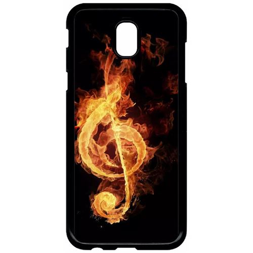 Coque samsung galaxy j5 2017 (j530) clef de sol en feu