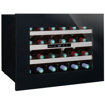 Climadiff Avintage AVI24PREMIUM - Cave à vin - encastrable - niche - largeur : 56 cm - profondeur : 55 cm - hauteur : 45 cm - 57 litres - classe G - verre noir