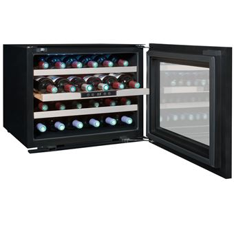 Climadiff Avintage AVI24PREMIUM - Cave à vin - encastrable - niche - largeur : 56 cm - profondeur : 55 cm - hauteur : 45 cm - 57 litres - classe G - verre noir