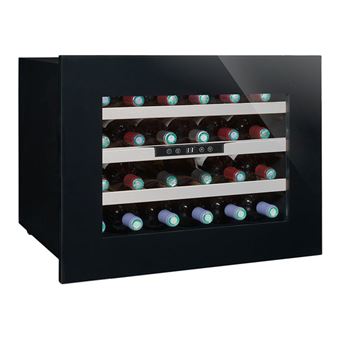 Climadiff Avintage AVI24PREMIUM - Cave à vin - encastrable - niche - largeur : 56 cm - profondeur : 55 cm - hauteur : 45 cm - 57 litres - classe G - verre noir