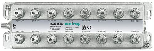 Axing BAB 16-02 16-Fach Abzweiger mit 13-25 dB Abzweigdämpfung (5-1006 MHz)