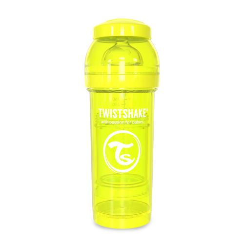 Biberon anti-colique Twistshake Jaune 260ml
