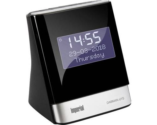 Imperial DABMAN d15 - Radio-réveil - 4 Watt - noir