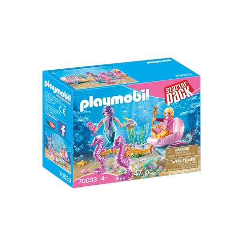 PLAYMOBIL StarterPack koets met zeepaardjes - 70033