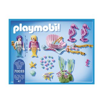 Playmobil 70033 StarterPack Sirènes avec carrosse