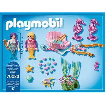 Playmobil 70033 StarterPack Sirènes avec carrosse