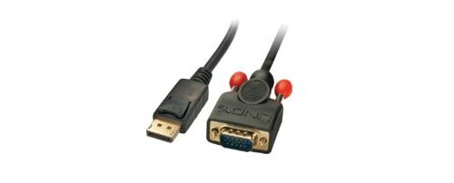 MicroConnect+DisplayPort+1.2+-+VGA+M-M+3m+Displayport+version+1.2%2C+Black+Supports+%281920+x+1080P%29