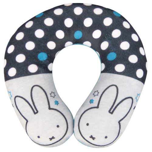 nijntje coussin nuque 28 cm noir/blanc