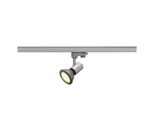 E27 spot, gris argent, max. 75w, sans rail