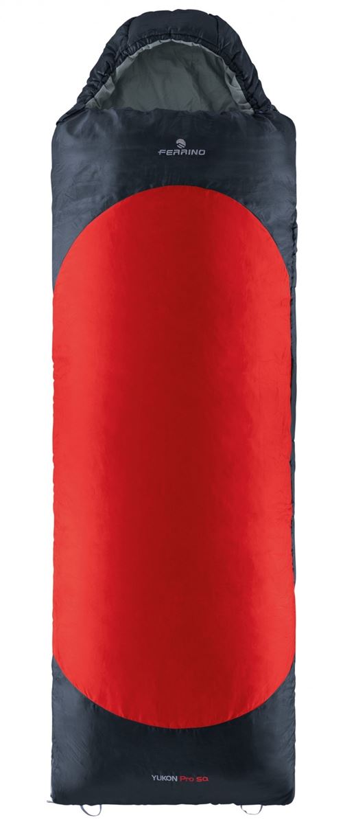 Ferrino sac de couchage Sacco Yukon pro SQ bleu/rouge